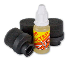 Novarossi 30008 - Set of 3 air filters for 1:8 On-road, complete with airfilter oil.