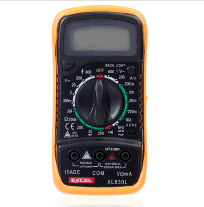 DIGITAL LCD MULTIMETER VOLTMETER AMMETER VOLT OHM METER for