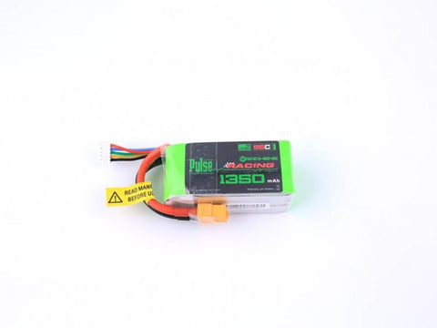 PULSE Graphene 1350mAh 4S 14.8V 95C Battery w / XT60 165gr